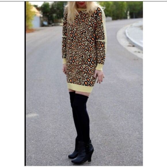 Kenzo Paris Intarsia Sweater Dress - Picture 7 of 7